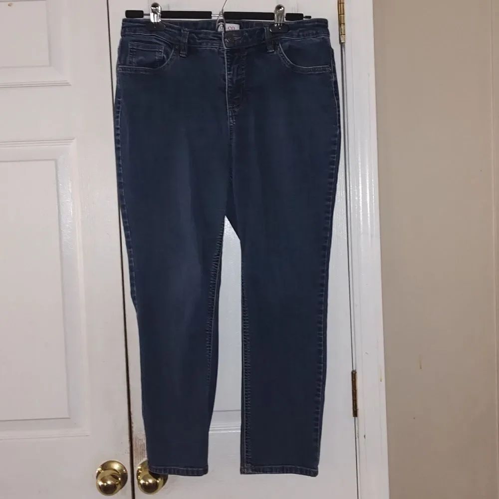 Denim&Co Denim&Co Denim & Company stretch  jean leggings Sz 12P NWOT